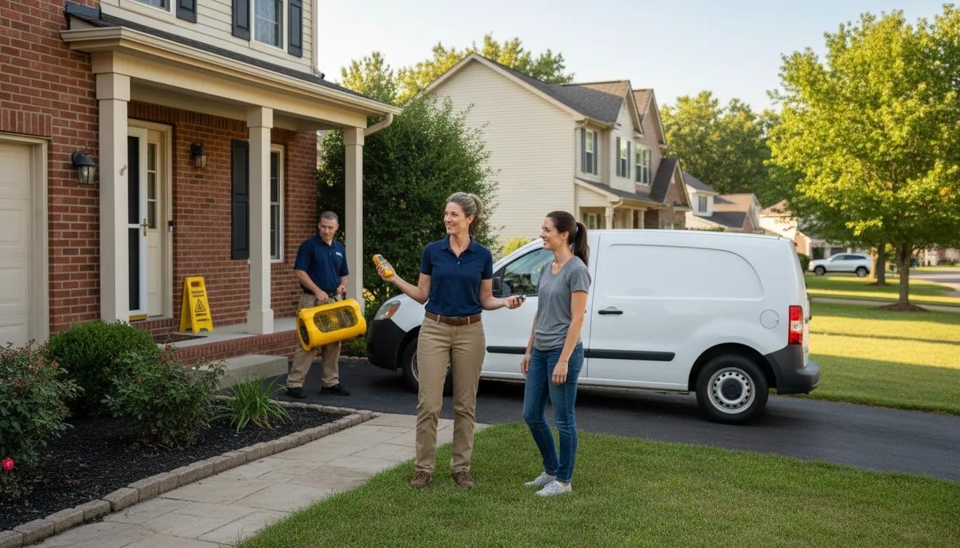 Residential water damage restoration in Rollins, MT